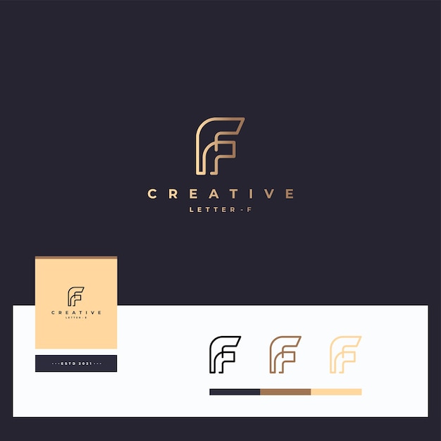 Logotipo de la letra F