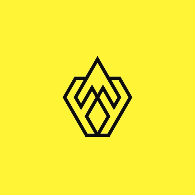 Logotipo de la letra FF o doble F