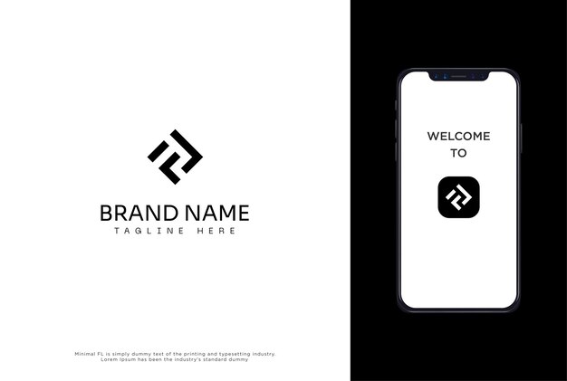 El logotipo de la letra FL