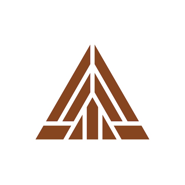 Un logotipo de letra con un fondo blanco.