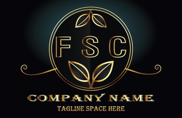 Vector logotipo de la letra fsc