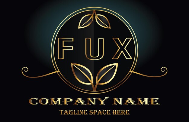 Logotipo de la letra fux