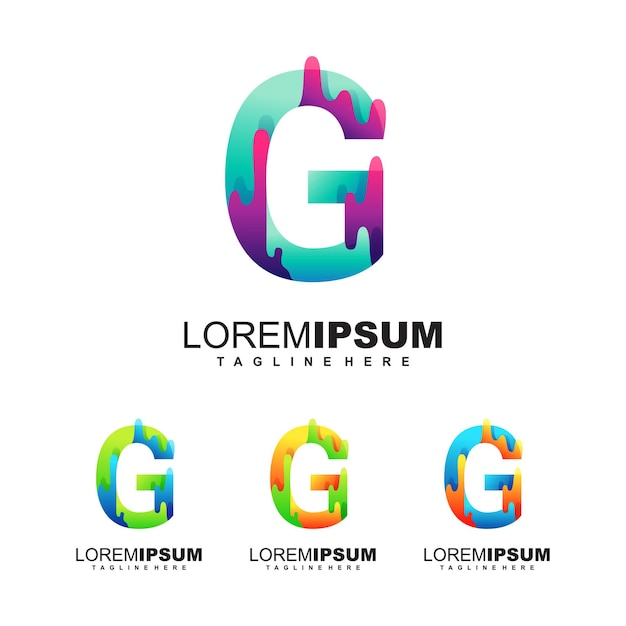 Vector logotipo de la letra g