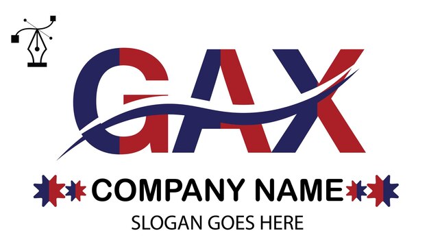 El logotipo de la letra gax