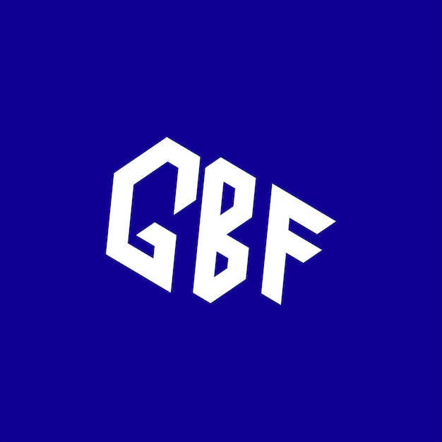 Vector logotipo de la letra gbf diseño del logotipo del monograma gbf para empresarios y empresas el mejor icono de gbf