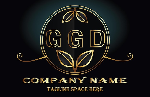 El logotipo de la letra GGD