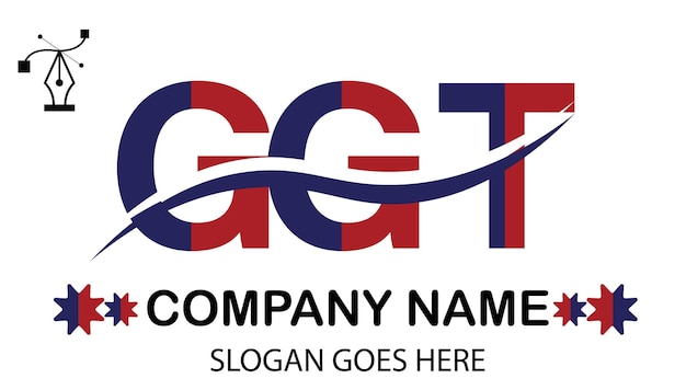 Vector logotipo de la letra ggt