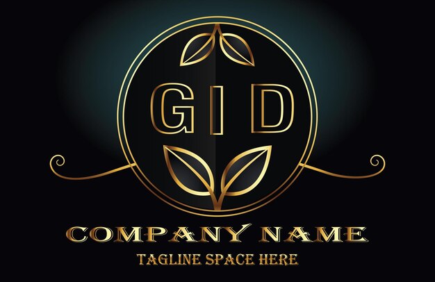 Vector logotipo de la letra gid