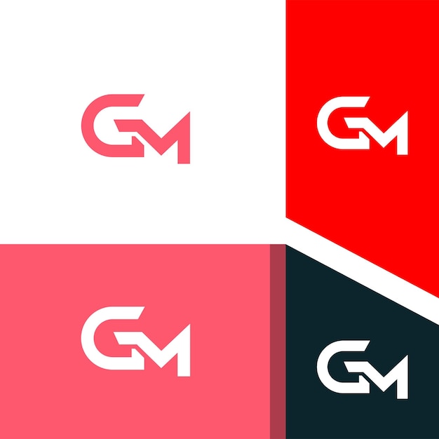 El logotipo de la letra GM