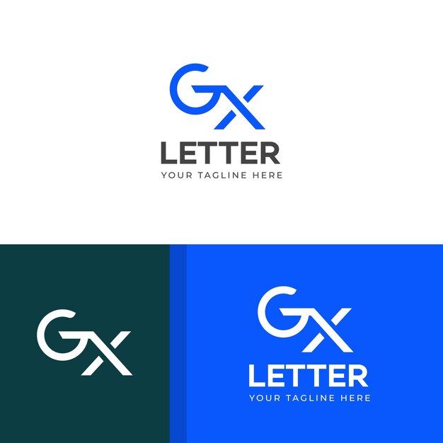 El logotipo de la letra GXG