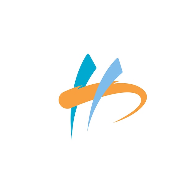 Logotipo de la letra H y diseño de cometa.