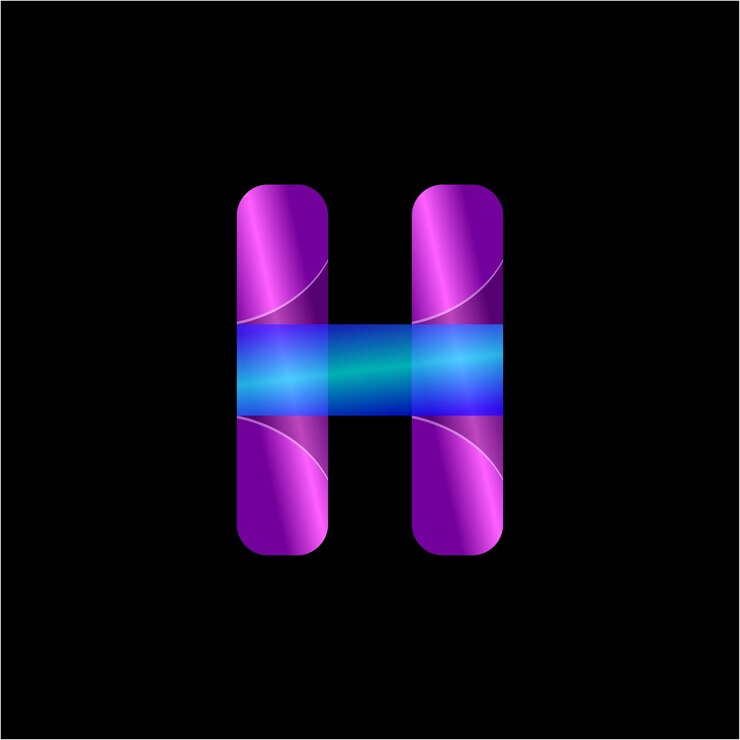 Vector el logotipo de la letra h