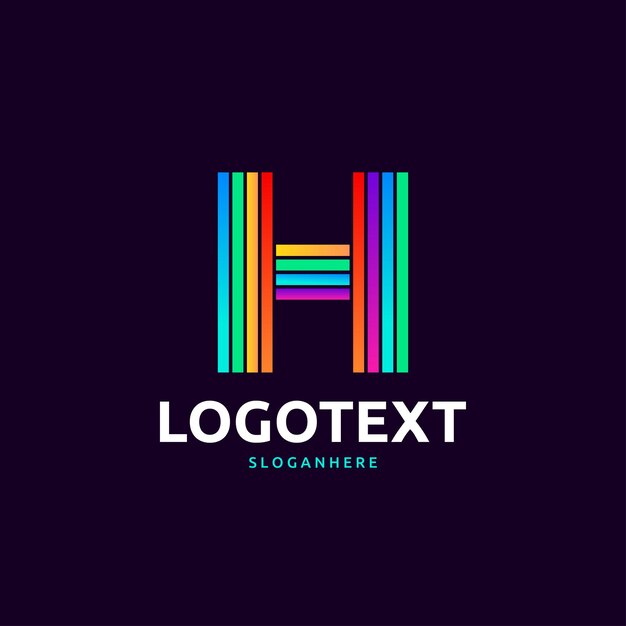 logotipo de la letra h