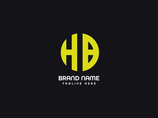 logotipo de la letra hb