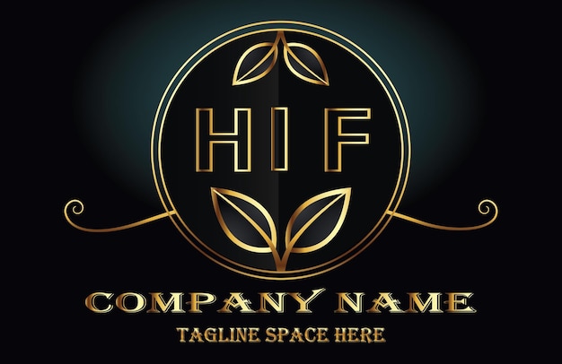 Vector logotipo de la letra hif