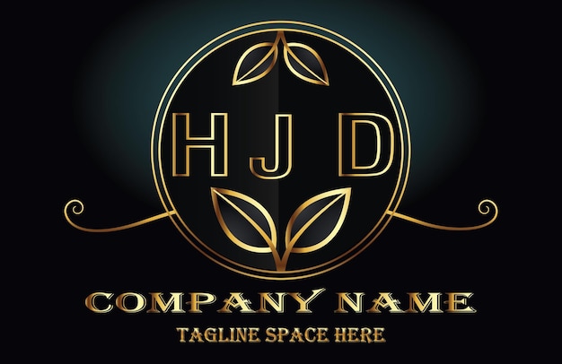 El logotipo de la letra HJD