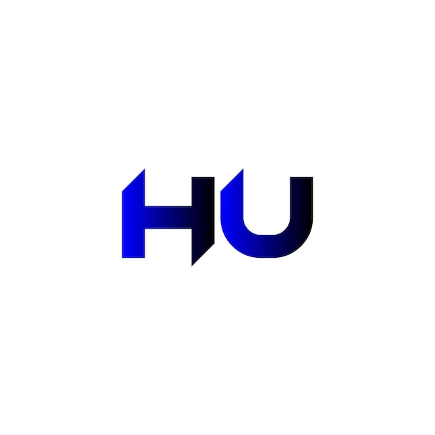 El logotipo de la letra hu