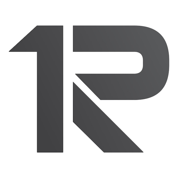 Logotipo de la letra y el icono