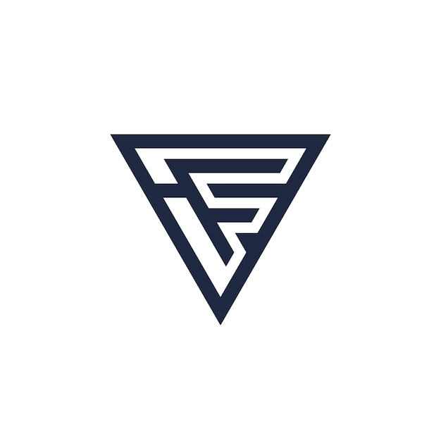 Logotipo de letra IF o FI