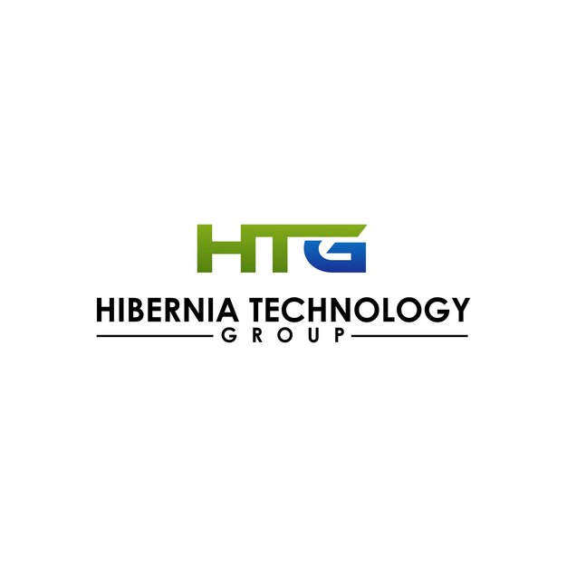 logotipo de la letra inicial con colores modernos de gradiente brillante