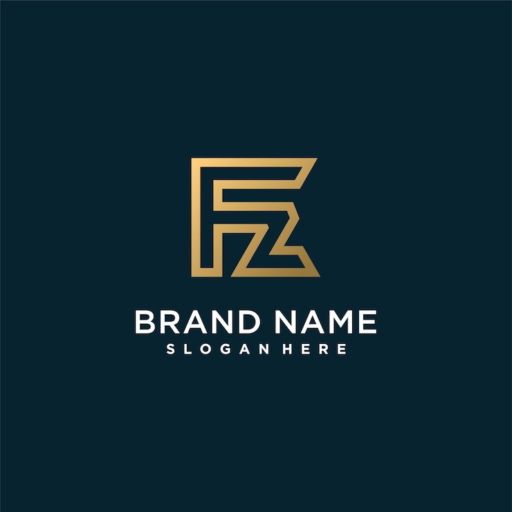 Vector logotipo de letra inicial e que se combina con otras letras para empresa o persona parte 3
