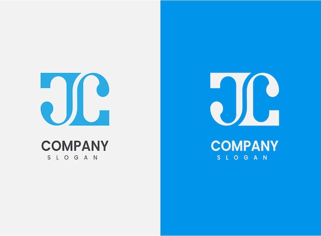 logotipo de la letra inicial JC