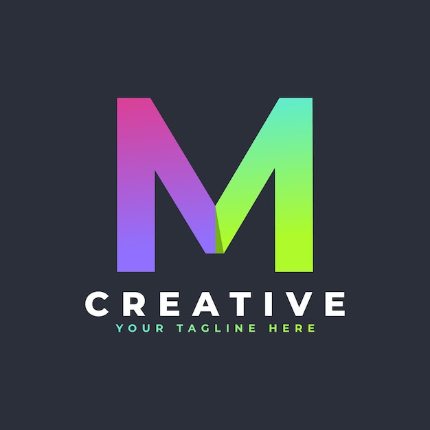 Logotipo de la letra inicial L Forma geométrica verde y púrpura utilizable para logotipos comerciales y de marca