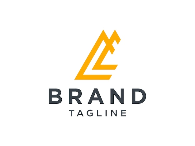 Logotipo de letra inicial simple L. Monograma estilo lineal aislado sobre fondo blanco.