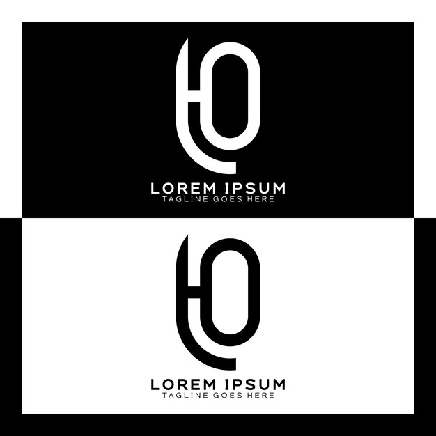 Logotipo de la letra inicial TO Alfabeto T y O patrón de diseño monograma