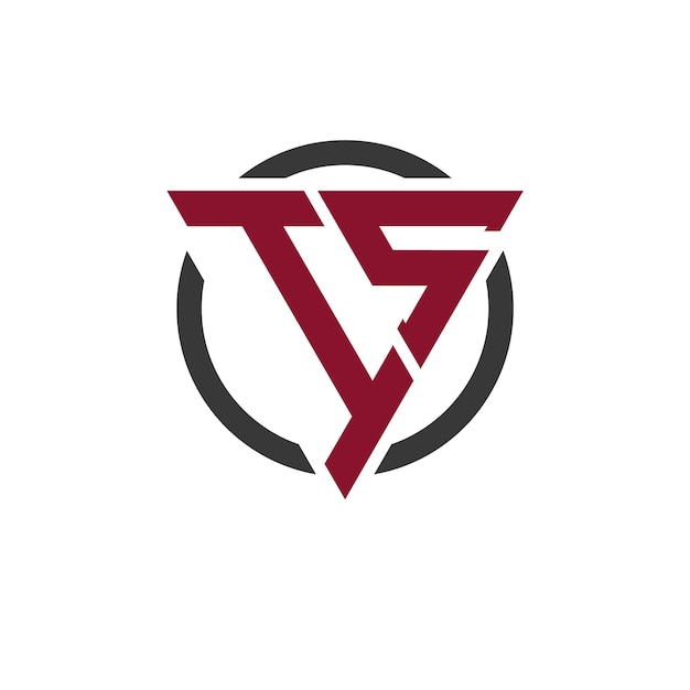 Logotipo de letra IS Monograma en diseño de triángulo en negrita con fondo circular Profesional Logotipo de carta IS Perfecto para la marca de negocios moderna y el concepto de emblema elegante