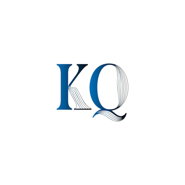 El logotipo de la letra k monograma