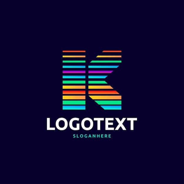 Vector logotipo de la letra k