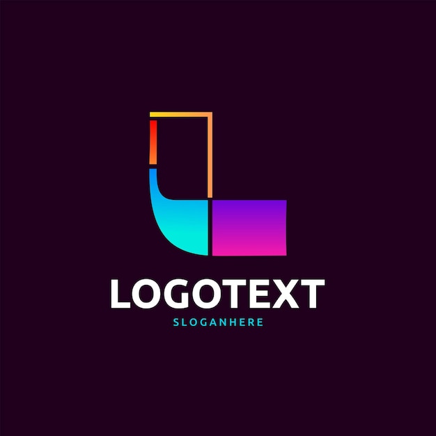 Vector logotipo de la letra l