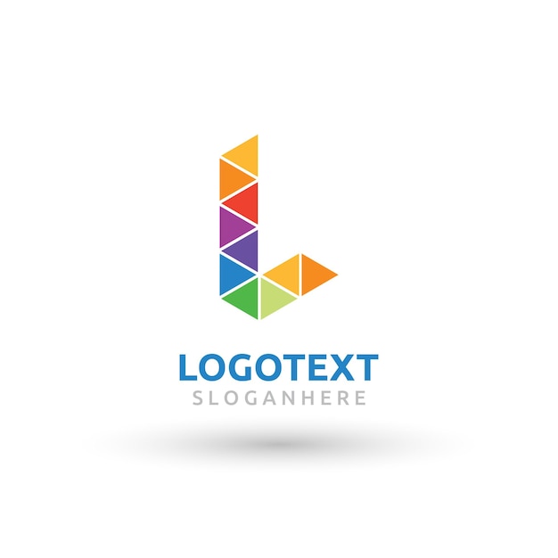 Vector logotipo de la letra l