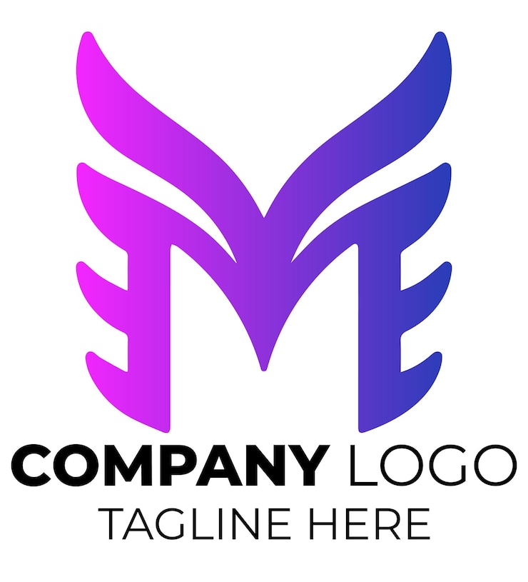 Vector logotipo de la letra m monograma icono elegante para la marca y el diseño de letras modernas