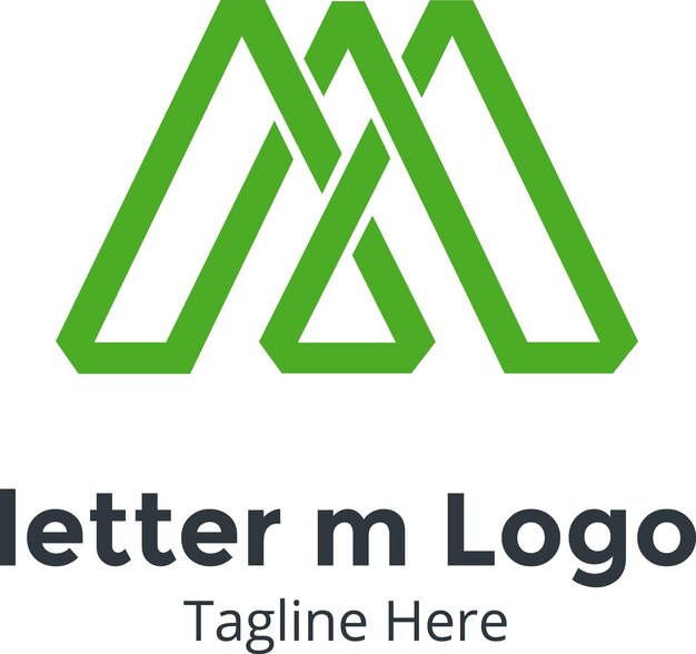 logotipo de la letra m