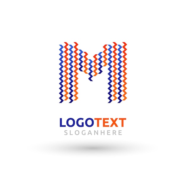 Vector logotipo de la letra m