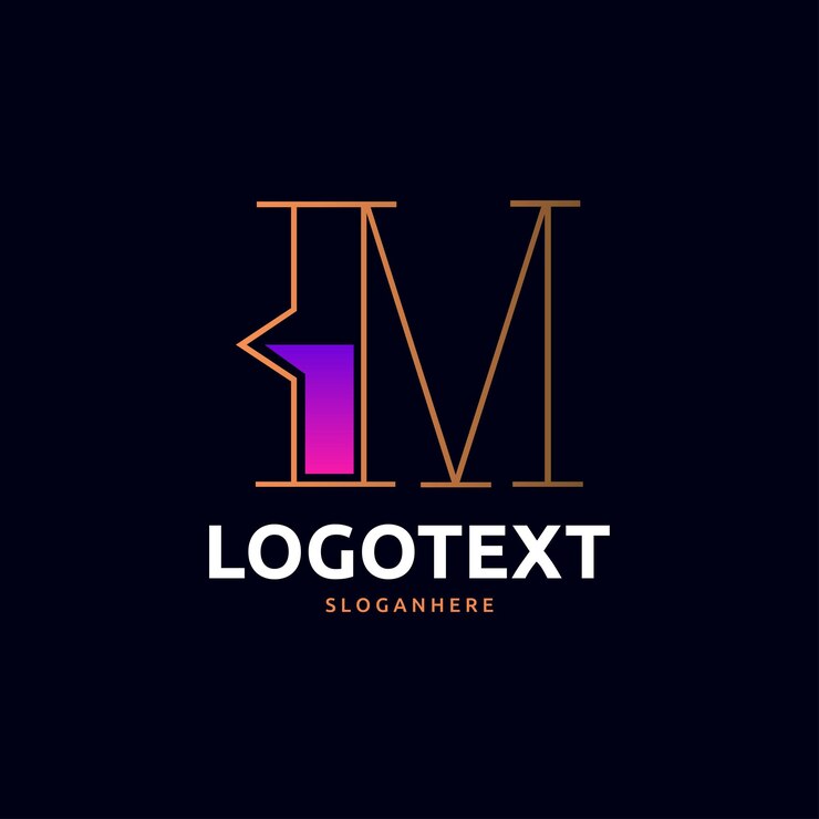 Vector logotipo de la letra m