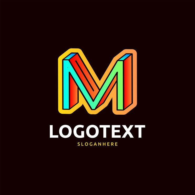 Vector logotipo de la letra m