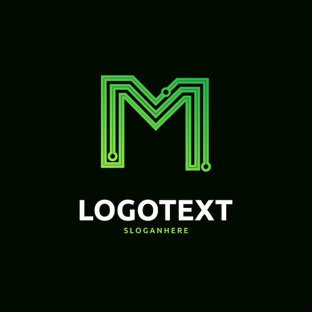 Logotipo de la letra m