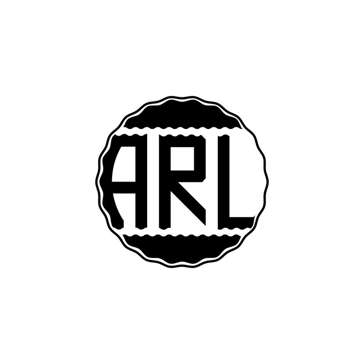 Vector logotipo de letra moderna 'arl'