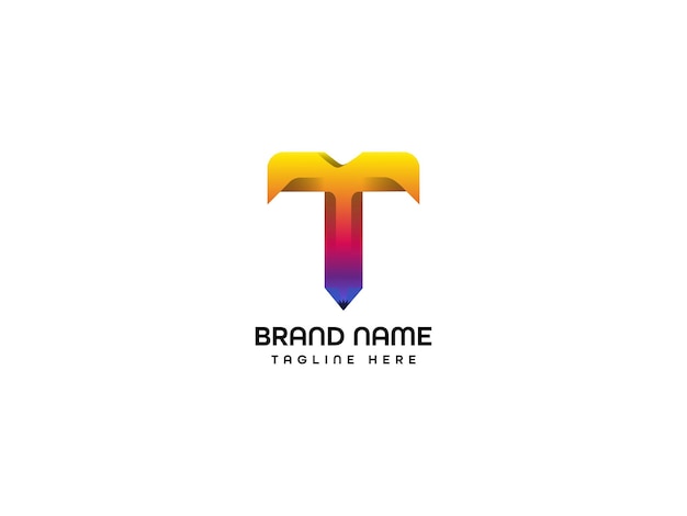 logotipo de letra moderna