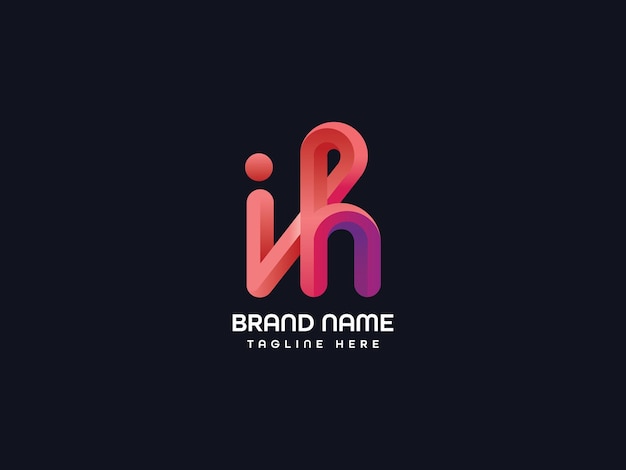 logotipo de letra moderna