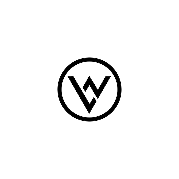 Logotipo de la letra monograma de la moda