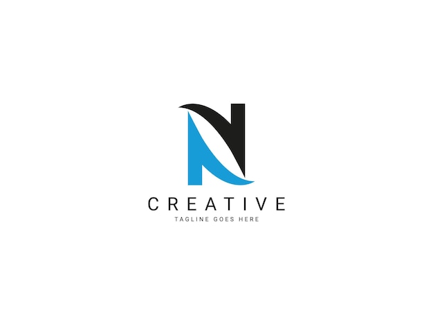 logotipo de la letra n