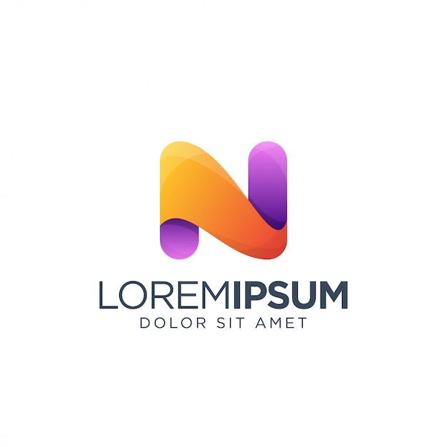 Logotipo de la letra N