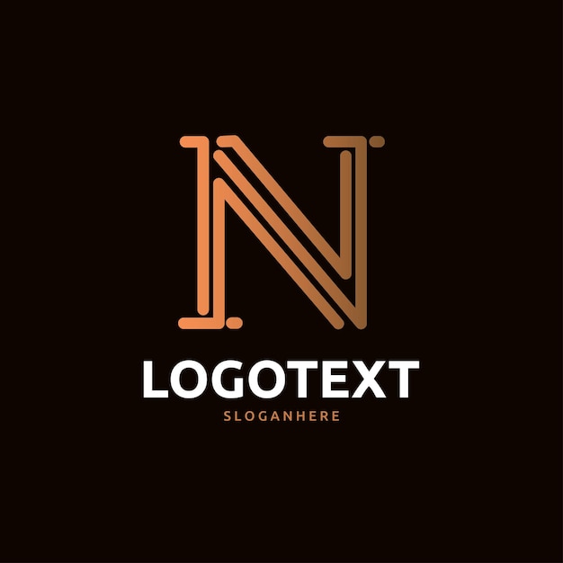 Logotipo de la letra n