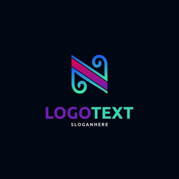 Logotipo de la letra N