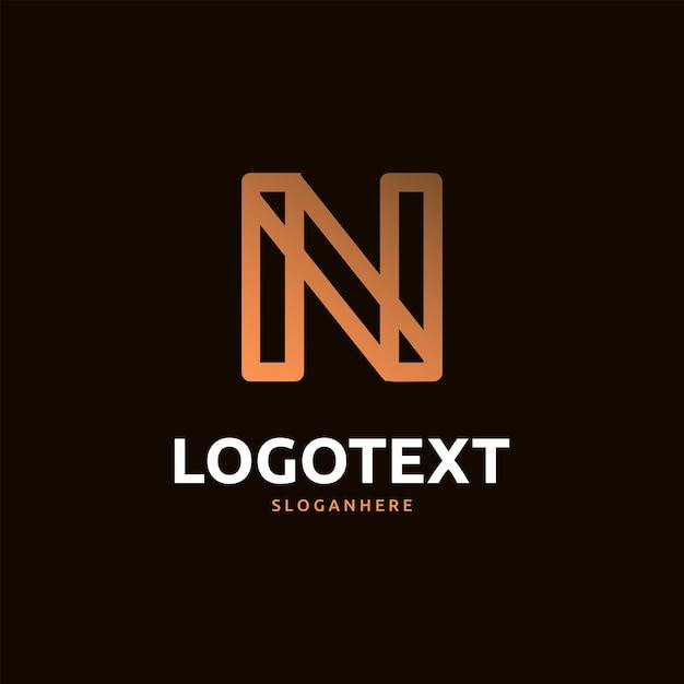 Logotipo de la letra N