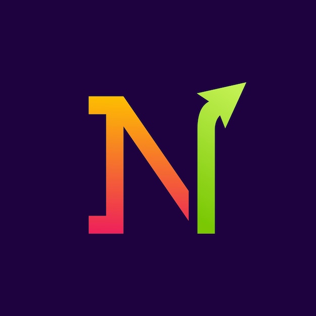 Logotipo de la letra N